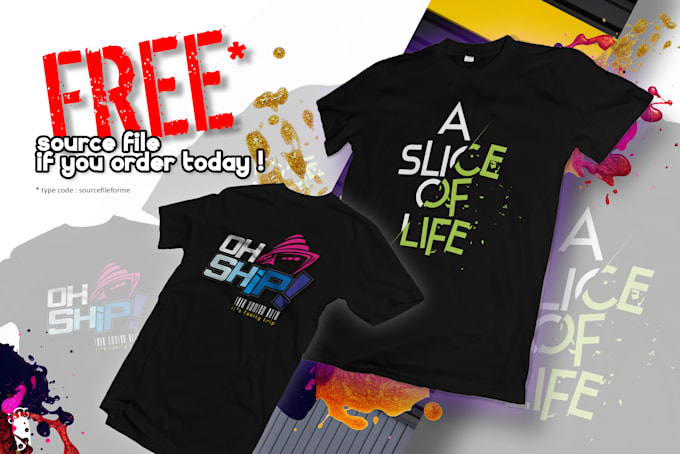 make a unique typography t shirt design