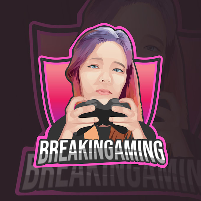 design youtube,gaming team twicth,avatar  logo from photo
