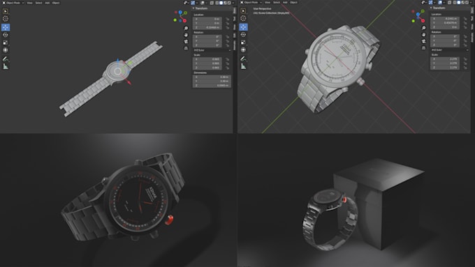 do 3d product modeling and animation