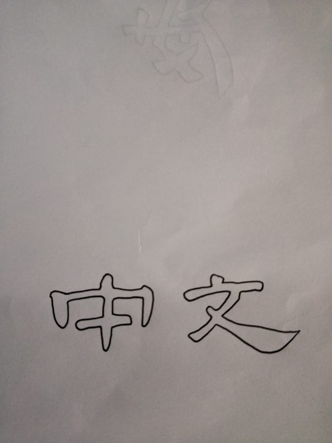 Write your name in chinese calligraphy by Zwjviolin Fiverr