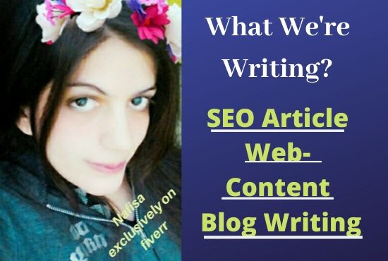 do SEO article writing and website content