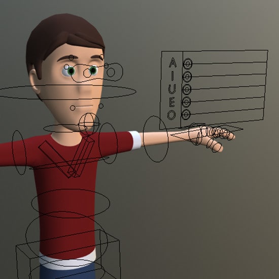 do simple character setup rigging in blender