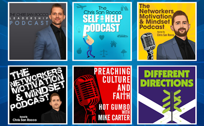 design podcast cover art for itunes spotify logo design podcast