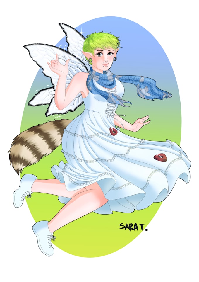 draw your character in my style