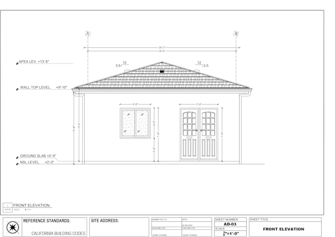professional permit drawings for timber frame houses