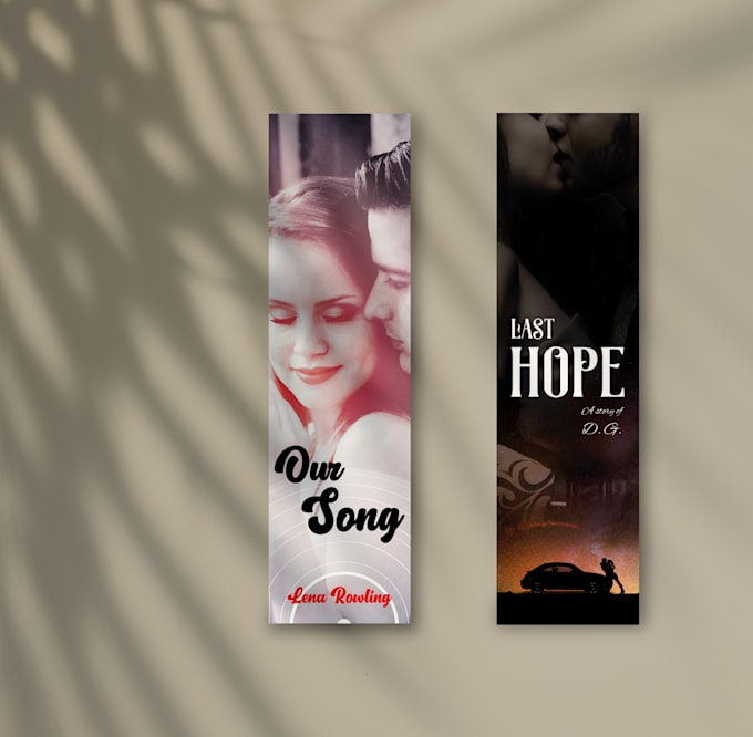 design a promotional bookmarks for your books, companies