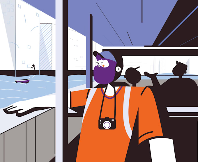 create custom vector character design and illustration