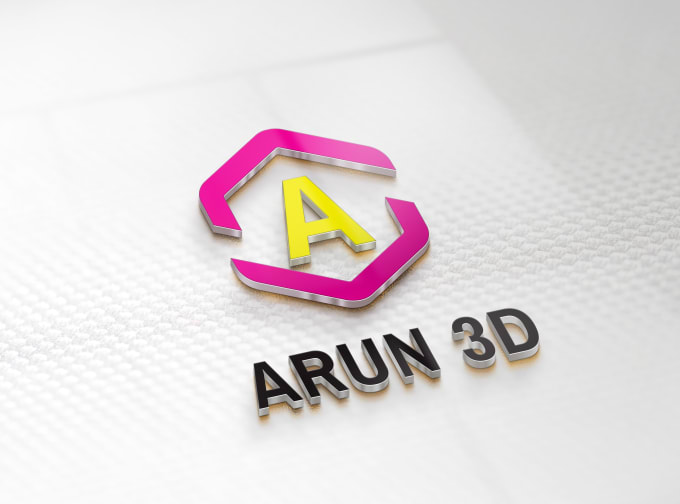 Do 3d mockup for your existing logo in 3 hd styles by