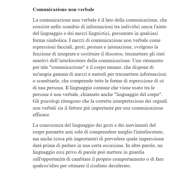 proofread and edit your italian text