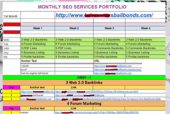 provide monthly SEO service high quality backlinks manually