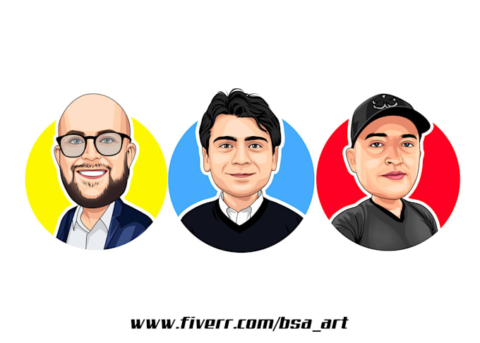 draw avatar cartoon face portrait in 24 hours