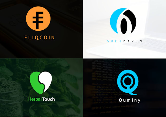 make you a unique and outstanding flat minimalist logo