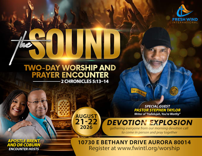 do exceptional church flyer, event flyer or poster design in 4 hours