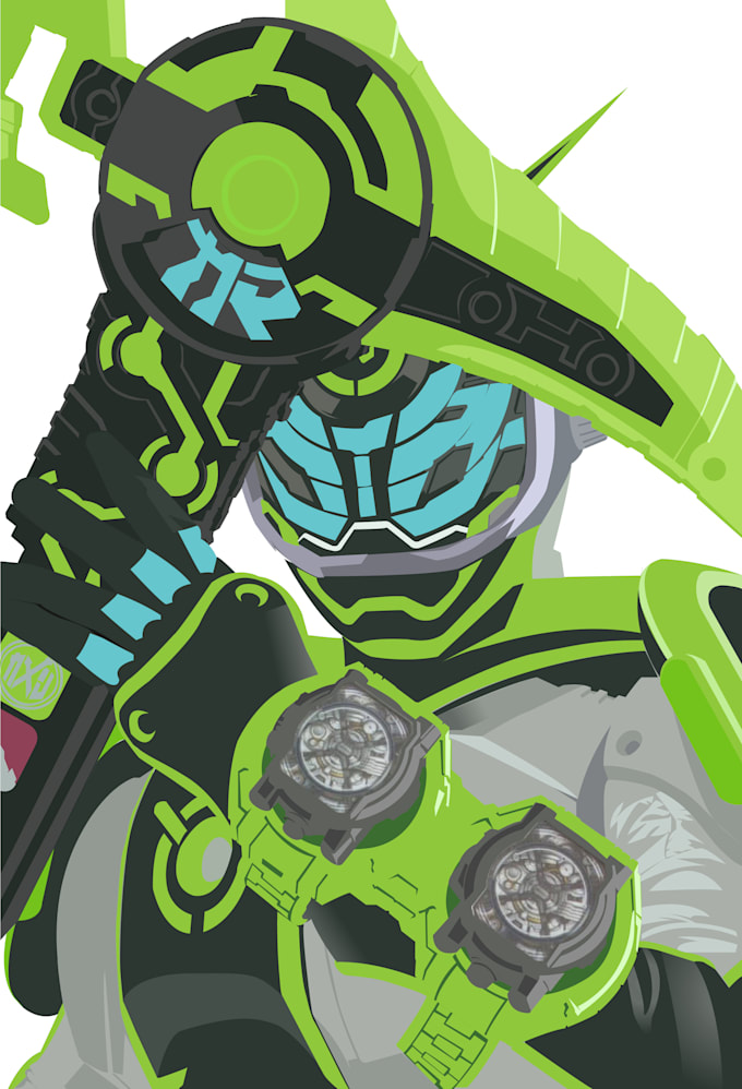 draw mecha, robot, kamen rider, tokusatsu