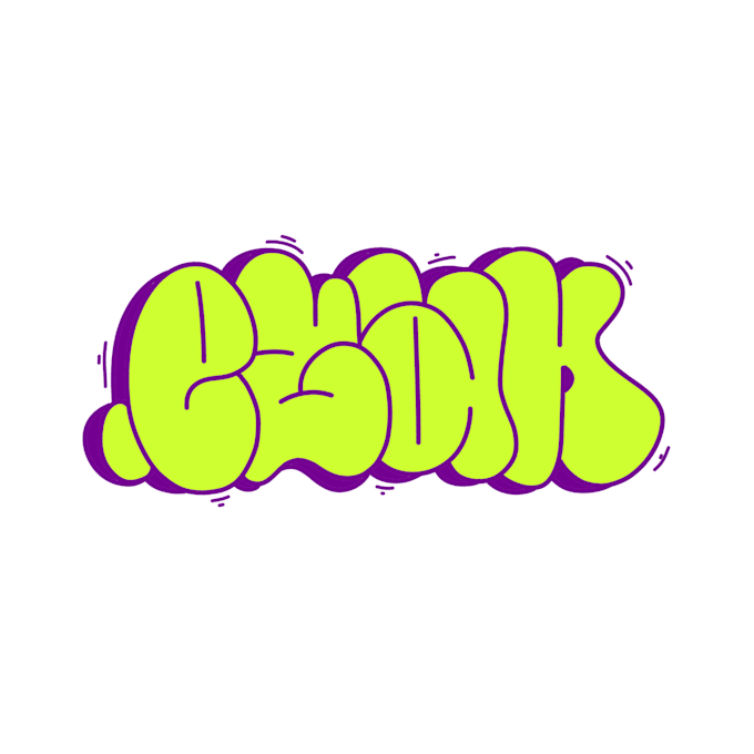 open custom graffity thorw up and tags