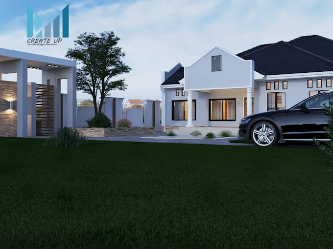 do any type 3d visual exterior and interior floor plans