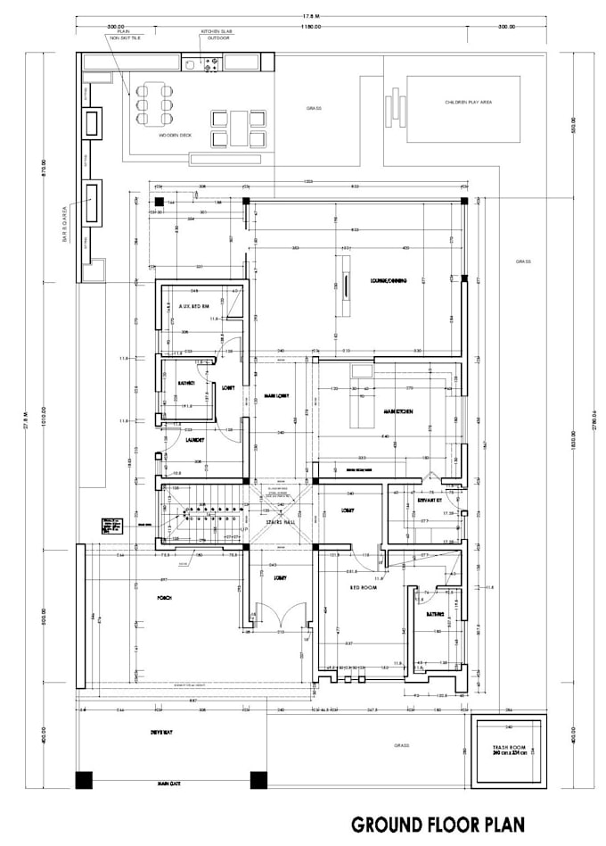 draw 2d house plan, section, elevations and roof plan fast