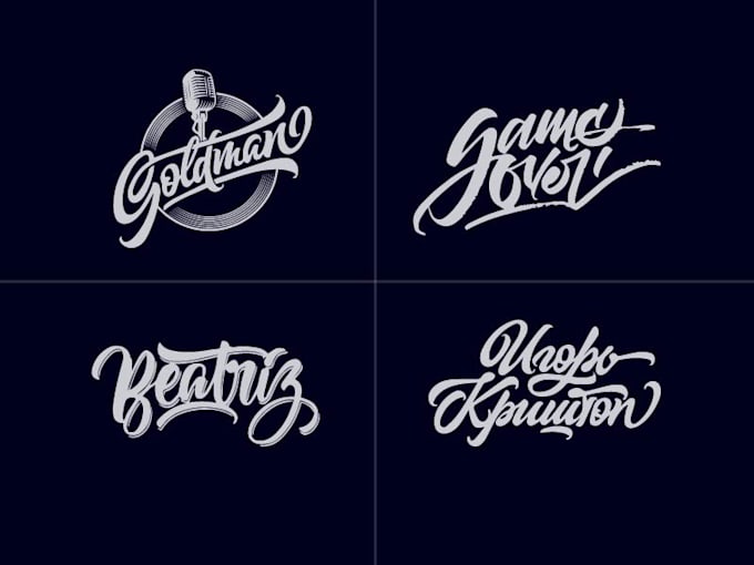 design hand lettering typography calligraphy logo