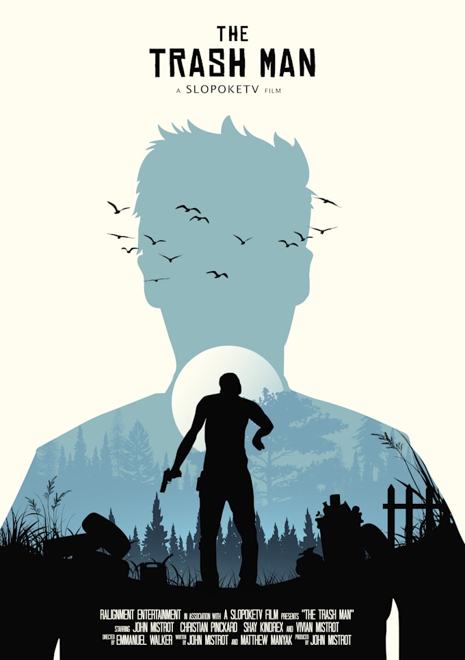 design premium elegant minimalist film poster