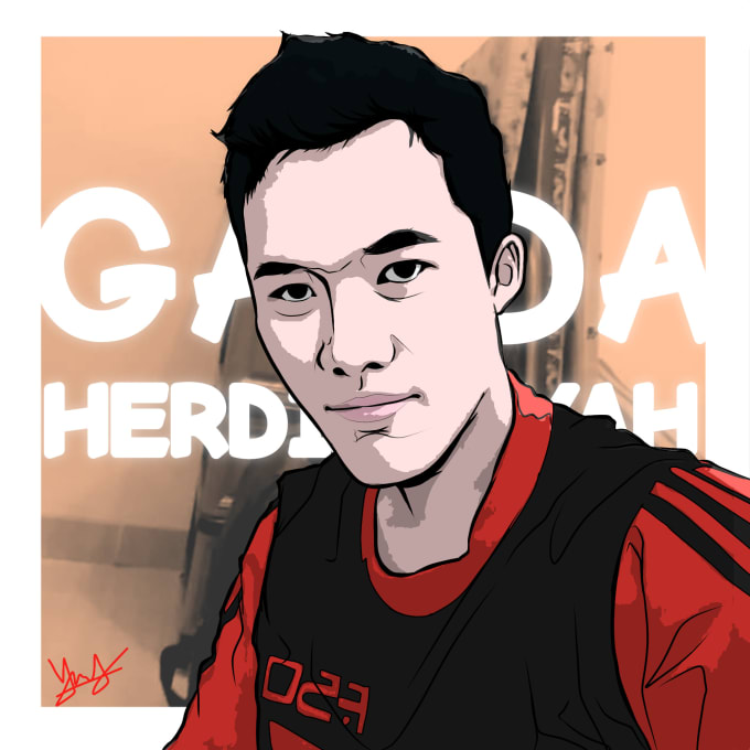 photo draw  to my digital art style