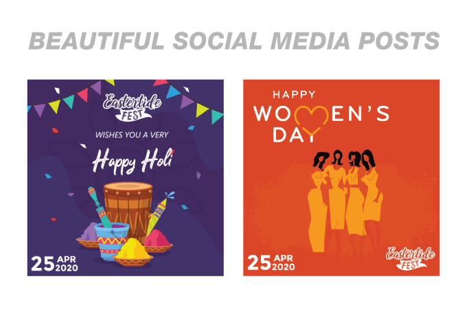 create social media content