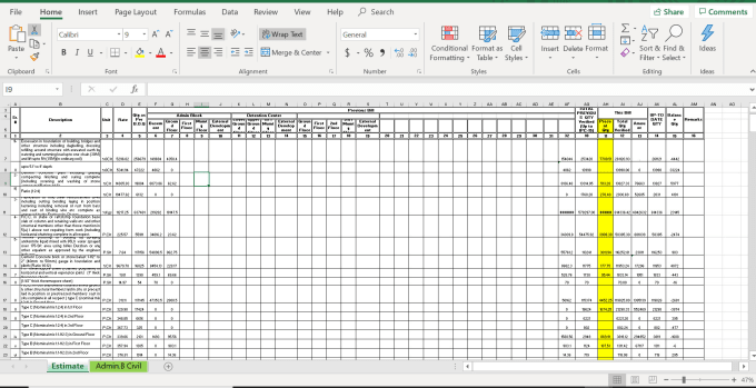 Do quantity surveying estimation of building and material by Tahir36