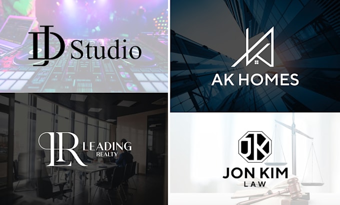design clever monogram logo and initial letter for business