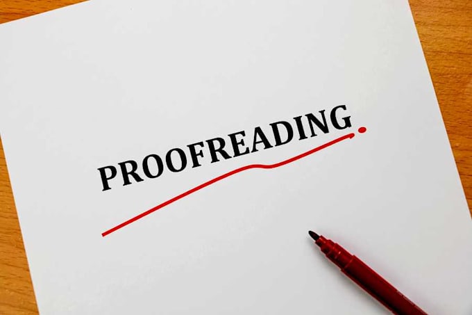 proofread and edit your documents professionally