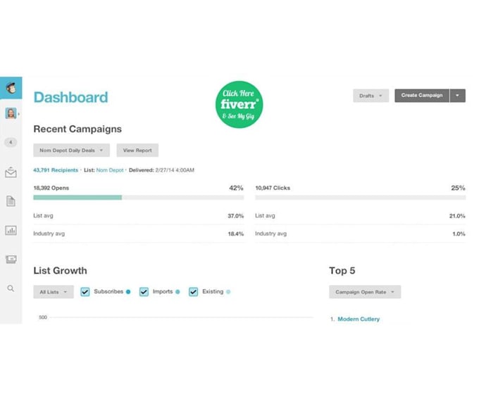 be your mailchimp email campaign and automation expert
