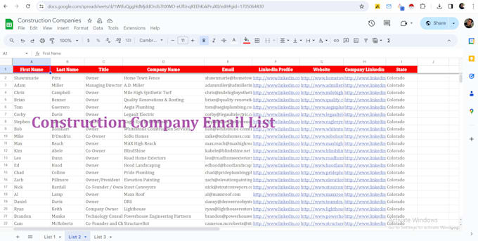 do lead generation job as a email finder