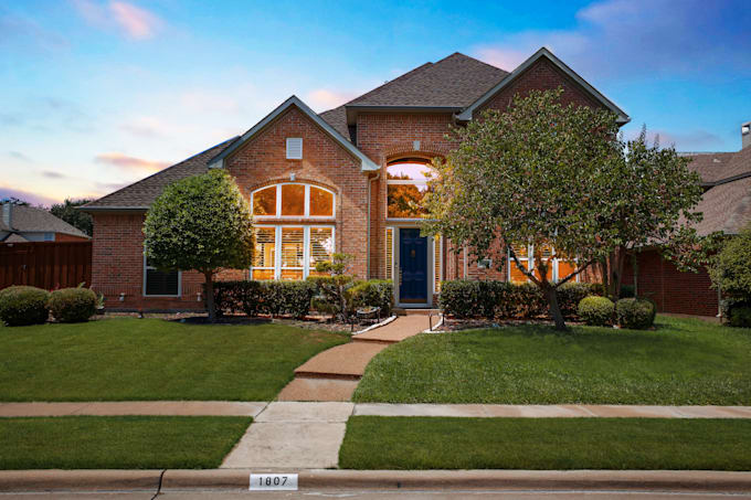 real estate photo editing
