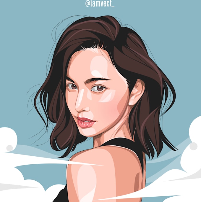 draw awesome cartoon vector from your photo in 24 hours