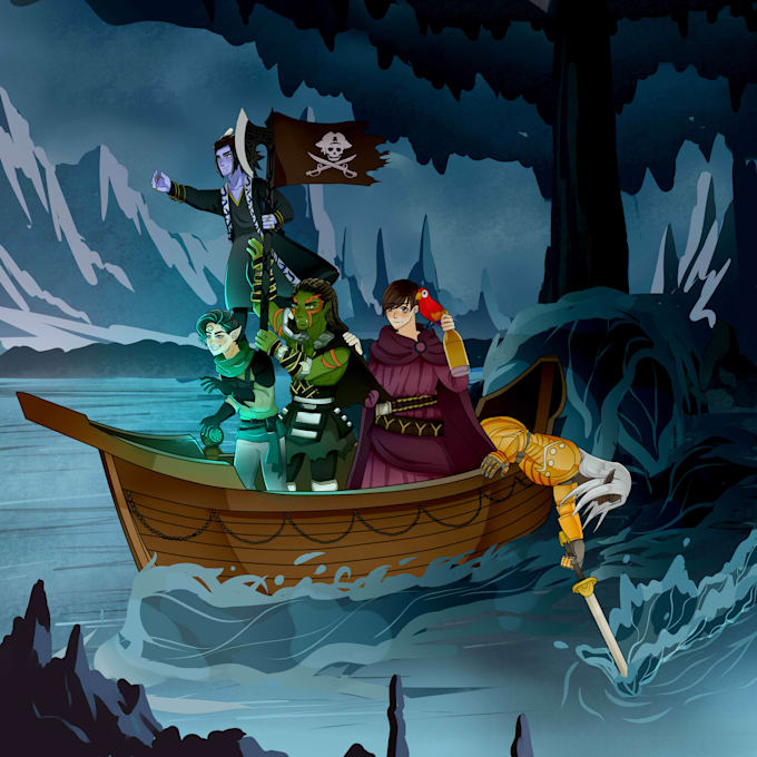 draw your character into a disney style cartoon in quick delivery