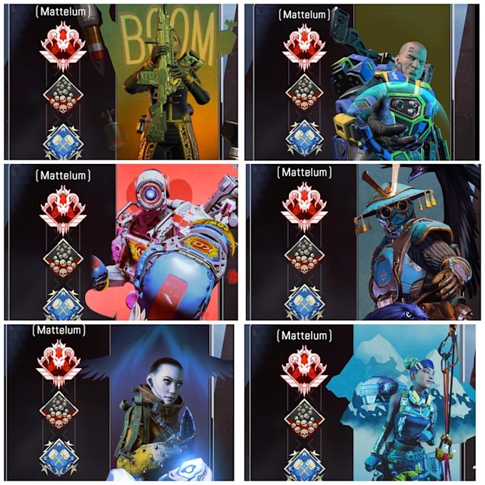 Get you the apex legends badges 4k and 20, ps4 by Mattelum Fiverr