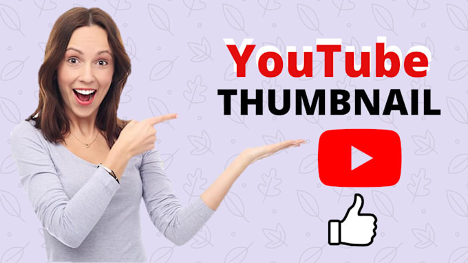 design catchy youtube thumbnail