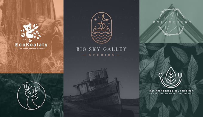 create human made brand identity and business logo design