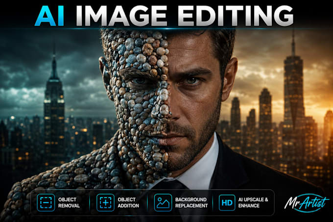 remove background, retouch and picture editing