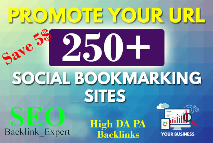 create manually 250 social bookmarking backlinks