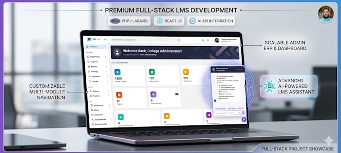 develop full stack web applications with ai integration