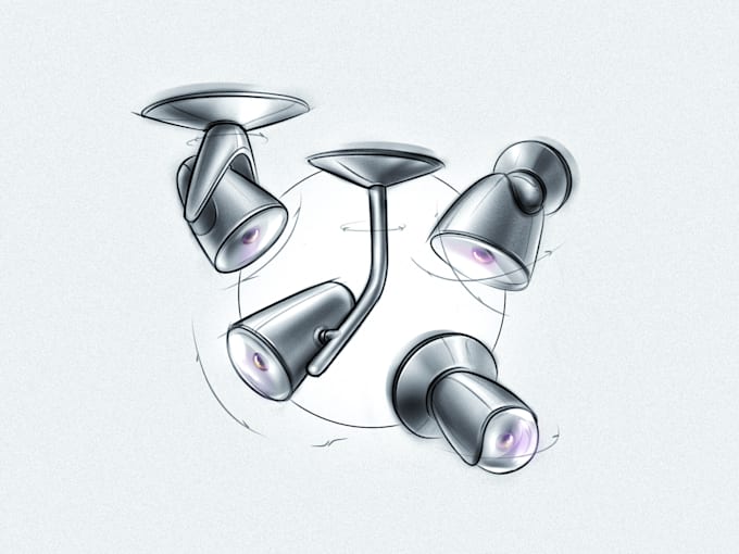 do industrial or product design concept sketches