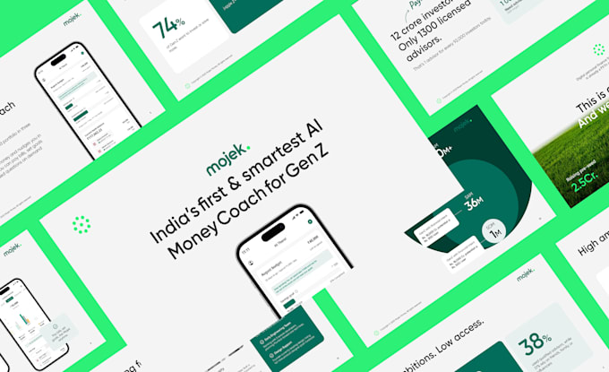 design an investor pitch deck powerpoint presentation