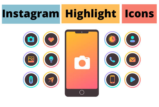 create customized instagram highlight icons