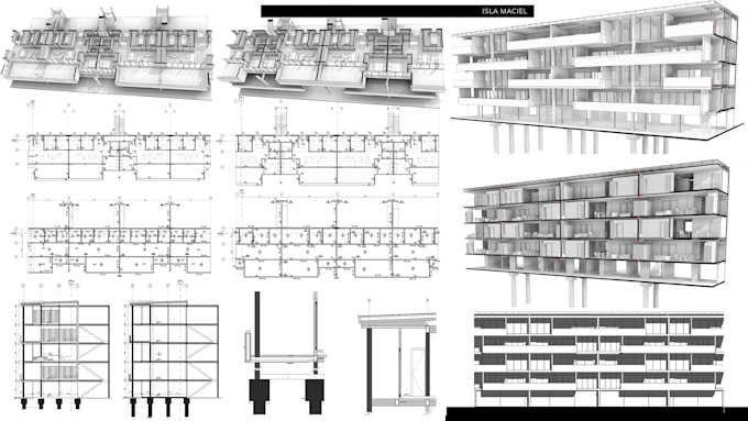 Do your bim 3d architecture structure model in revit simple by ...