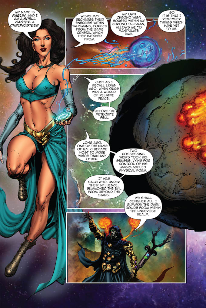 do professional comic book lettering