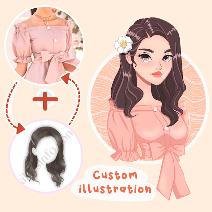 draw anything in my disney cartoon cute illustration style