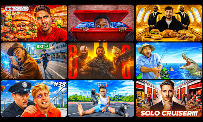 design viral youtube thumbnails for high CTR and views
