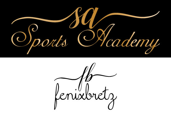 do design an elegant, handcrafted signature logo for your business