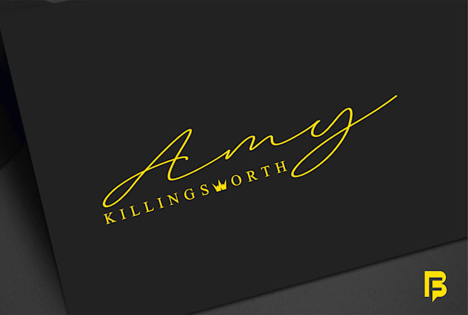 design modern minimalist signature logo