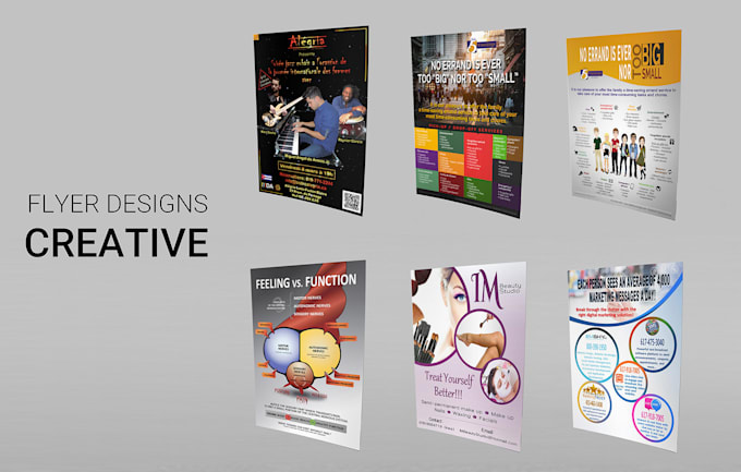 design creative and professional flyer