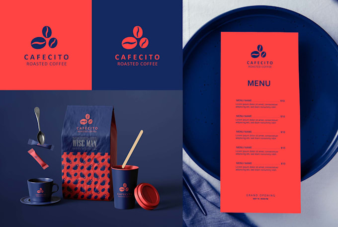 design modern brand identity guidelines  or brand style guide